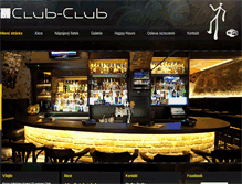 Tablet Screenshot of clubclub.cz